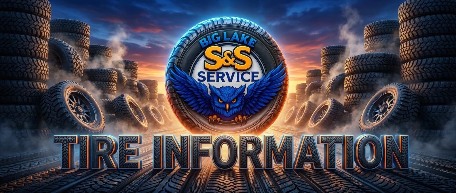 S&S Service Tire Information — tire education from Big Lake's tire shop